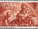 Spain - 1961 - Refugee - 1 PTA - Orange - Spain, Refugee - Edifil 1326 - Bayeu "La Huida a Egipto" - 0